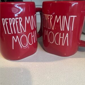 Peppermint Mocha Red Mugs